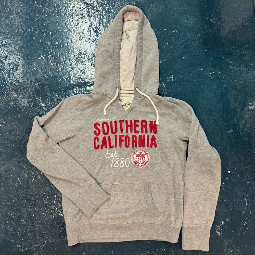 USC Trojans embroidered and appliqué sweatshirt